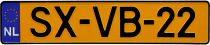 «Нідерландський сувенірний номерний знак»