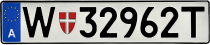 «Австрійський сувенірний номерний знак»