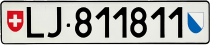 «Швейцарський сувенірний номерний знак»