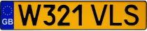 «Великобританський сувенірний номерний знак»