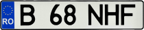 «Румунський сувенірний номерний знак»